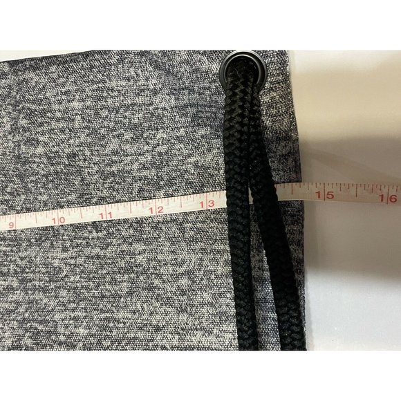 New Adidas Burst II Sackpack Gray Onix String Sports Drawstring Bag Pack - Picture 5 of 6